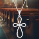 Silver Cross Necklace for Women - 925 Sterling Silver Silver Cross Necklace for Women - 925 Sterling Silver