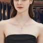 925 Sterling Silver Infinity Cross Necklace | Elegant Christian Jewelry Gift