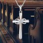 925 Sterling Silver Infinity Cross Necklace | Elegant Christian Jewelry Gift