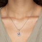 Infinity Butterfly Sterling Silver Cremation Jewelry for Ashes: Urn Necklace