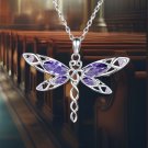Sterling Silver Dragonfly Necklace Bracelet for Women Celtic Infinity Dragonfly Sterling Silver Dragonfly Necklace Bracelet for Women Celtic Infinity Dragonfly