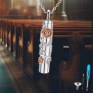 Sterling Silver Rose Urn Necklace - A Symbol of Eternal Love Sterling Silver Rose Urn Necklace - A Symbol of Eternal Love