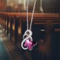 Butterfly Infinity Necklace Elegant Sterling Silver Jewelry for Women