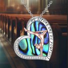 Sterling Silver Gymnastics Girl Necklace - Inspirational Jewellery for Girls Sterling Silver Gymnastics Girl Necklace - Inspirational Jewellery for Girls