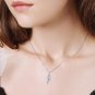 Elegant Sterling Silver Praying Hands Necklace - Inspirational Gift