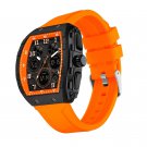 Watch for Men Unique Rectangle Dial White Wristwatch with Digital Watch for Men Unique Rectangle Dial White Wristwatch with Digital