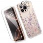 for iPhone 16 Pro Max Case with Screen Protector and Camera Lens Grade