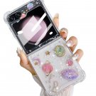 for Samsung Galaxy Z Flip 5 Case Glitter for Girls Women Cute Clear Soft for Samsung Galaxy Z Flip 5 Case Glitter for Girls Women Cute Clear Soft