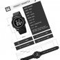 Ultra-Thin Digital Watches Men Minimalist Sports Waterproof with Wide-Angle for