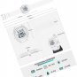 Digital Watche Men Womens Ultra-Thin Relatively Large White Minimalist Sports
