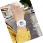 Digital Watche Men Womens Ultra-Thin Relatively Large White Minimalist Sports