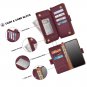 Compatible with iPhone 16 Pro Max Wallet Case,RFID Blocking PU Leather