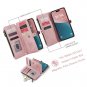 Compatible with iPhone 16 Pro Max Case Wallet with RFID Blocking Card