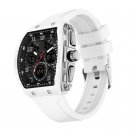 Watches for Men Unique Rectangle Dial White Wristwatch with Digital Watches for Men Unique Rectangle Dial White Wristwatch with Digital
