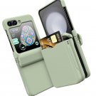 Phone Case for Samsung Galaxy Z Flip 5 Case Cover with Card Holder, Full
