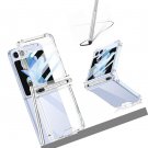 for Samsung Galaxy Z Flip 5 Clear Case with S Pen and Hinge with MagSafe Charger for Samsung Galaxy Z Flip 5 Clear Case with S Pen and Hinge with MagSafe Charger