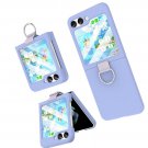 for Samsung Galaxy Z Flip 5 Case with Ring Shockproof Protective Cover Z for Samsung Galaxy Z Flip 5 Case with Ring Shockproof Protective Cover Z