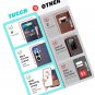 Case Wallet for Galaxy S24, PU Leather Magnetic Kickstand [RFID Blocking]