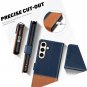 Case Wallet for Galaxy S24, PU Leather Magnetic Kickstand [RFID Blocking]