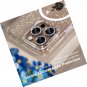 for iPhone 16 Pro Max Case Magnetic, Women Clear Glitter Sparkly Case,