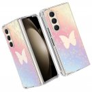for Samsung Galaxy Z Fold 5 Case Protective Cute Color Butterflies Pattern, Soft