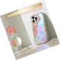 for iPhone 16 Pro Max Case [with 9H Screen Protectors] Wave Bumper Colorful Oil