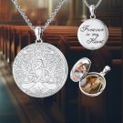 925 Sterling Silver Tree of Life Locket Pendant with Natural Abalone Shell 925 Sterling Silver Tree of Life Locket Pendant with Natural Abalone Shell