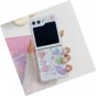 For Galaxy Z Flip 6 Case with Screen Protector, Glitter Shiny Clear Phone Case