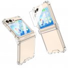 Designed for Galaxy Z Flip 6 Case with Hinge Protection and Built-in 2 Tempered