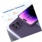 Designed for iPhone 14 Pro Case, with Tempered Glass Screen Protector,