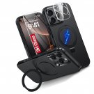 Magnetic for iPhone 16 Pro Max Case Compatible with MagSafe [Foldable 16