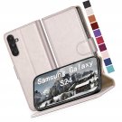 for Samsung Galaxy S24 Phone case[RFID Blocking Leather],[3 Credit Card Slot]