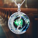 Celtic Knot Necklace for Women Moon and Star Celtic Knot Necklace for Women Moon and Star