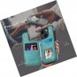 Designed for iPhone 14 Case Wallet, Card Holder Case with [2 Screen Clasp Folio