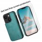 Designed for iPhone 14 Case Wallet, Card Holder Case with [2 Screen Clasp Folio