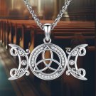 925 Sterling Silver Pendant Jewelry for Women Men Moon Phase 925 Sterling Silver Pendant Jewelry for Women Men Moon Phase