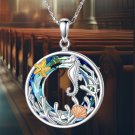 Seahorse Starfish Scallop Necklace - Sterling Silver Ocean Jewelry for Women Seahorse Starfish Scallop Necklace - Sterling Silver Ocean Jewelry for Women