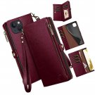 for iPhone 13 6.1 Wallet case with Zipper Credit Card Holder RFID , PU for iPhone 13 6.1 Wallet case with Zipper Credit Card Holder RFID , PU