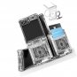 Case for Galaxy Z Flip 6 Clear Hinge Wallet Drawing Design 2-Card Slim with Case