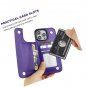 Compatible with iPhone 16 Pro Max Wallet Case with Card Holder, PU Leather Card