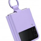 For Samsung Galaxy Z Flip4 Official Silicone Cover with Ring Bora Purple