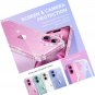 Compatible with iPhone 16 Case Glitter, [5 in 1] with 2X Screen Protector