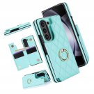 for Samsung Galaxy Z Fold 5 Wallet Case with Ring and Credit Card Holder, Cash for Samsung Galaxy Z Fold 5 Wallet Case with Ring and Credit Card Holder, Cash