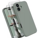 Designed for iPhone 16 Case, Silicone Upgraded [Camera Protection] Case
