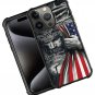 Case Compatible with for iPhone 16 Pro Max Christian Jesus God Bless Flag