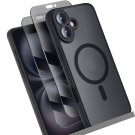 Designed for iPhone 16 Case, Compatible with MagSafe, with Privacy Screen X2, , Designed for iPhone 16 Case, Compatible with MagSafe, with Privacy Screen X2, ,