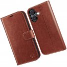 Compatible with iPhone 16 Wallet Case, PU Leather Flip Folio Case with TPU Compatible with iPhone 16 Wallet Case, PU Leather Flip Folio Case with TPU