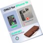 Compatible with iPhone 16 Wallet Case, PU Leather Flip Folio Case with TPU