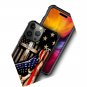 Case Compatible with iPhone 16 Pro Max,Wooden Cross Power American Flag