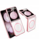 for Samsung Galaxy Z Flip 6 5G Case, Clear Galaxy Z Flip 6 Magnetic Fit for Samsung Galaxy Z Flip 6 5G Case, Clear Galaxy Z Flip 6 Magnetic Fit